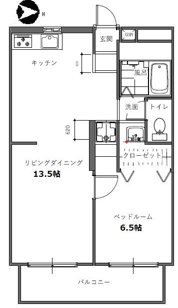 WAKOの間取り