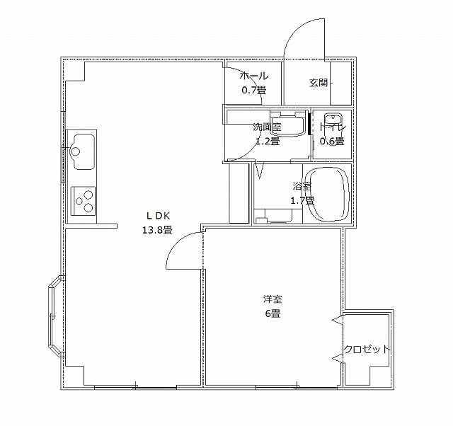 スカイタウンコジマの間取り