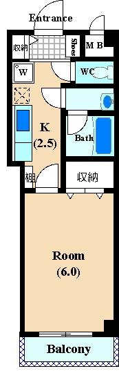 サントレノマチの間取り