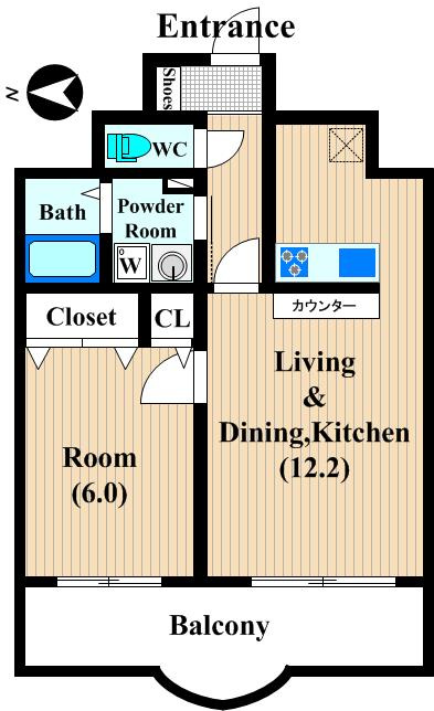 ハイツフローレンス302の間取り