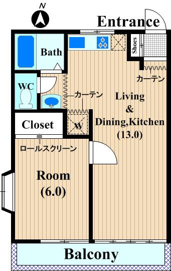 ドミールイノマタの間取り