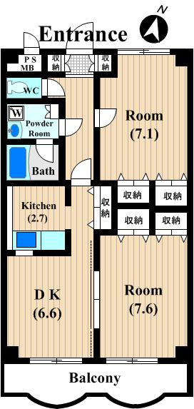 ソレーユ中原の間取り