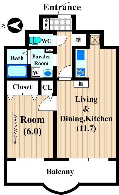 ハイツフローレンスの間取り