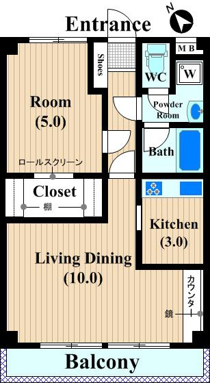 ウエストヒルズの間取り