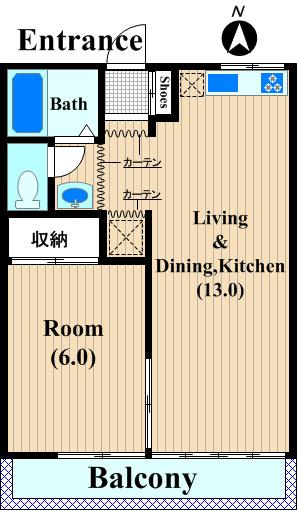 ドミールイノマタの間取り