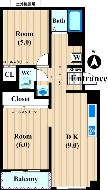 ドミールイノマタⅢの間取り