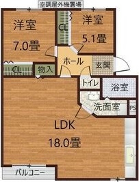 マンションCat's eye　　刈谷市近郊の賃貸はクラスホームの間取り