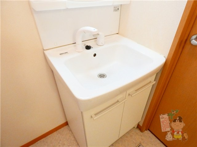 ドミトリー赤井の洗面所