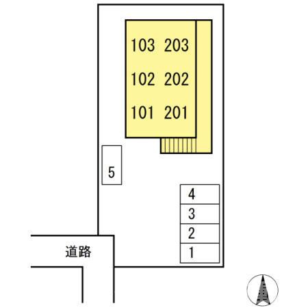 サウスウイングウエダの区画図