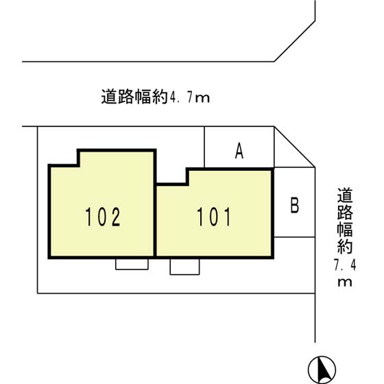 アルスクレストⅠの区画図