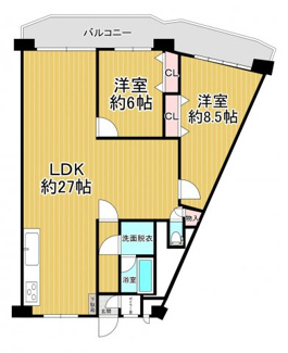 【間取り】 | マンション住吉川