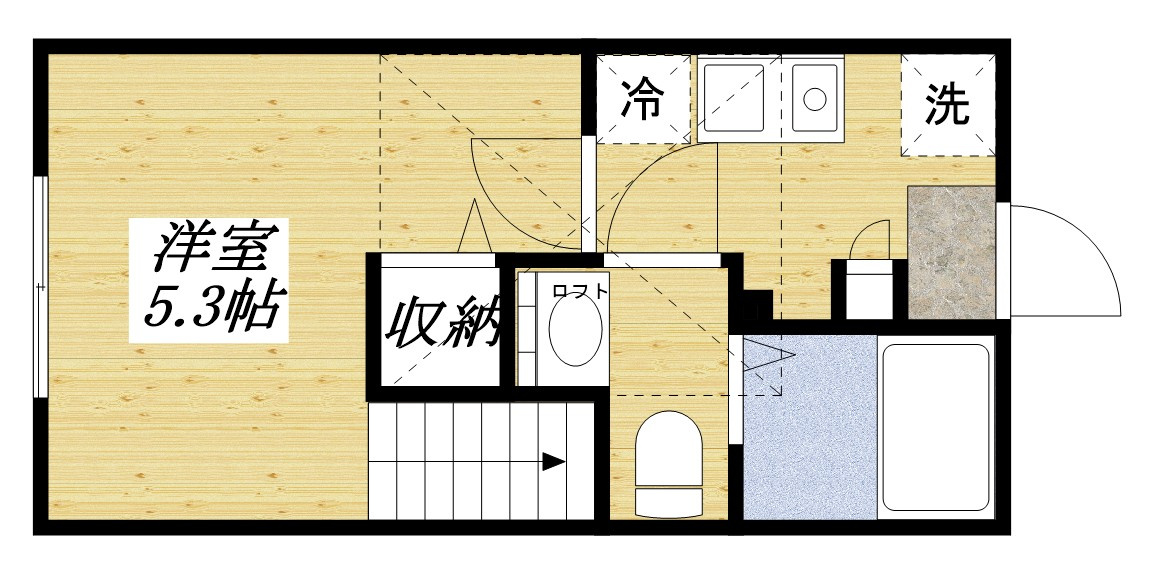グローリーレジデンス拝島の間取り