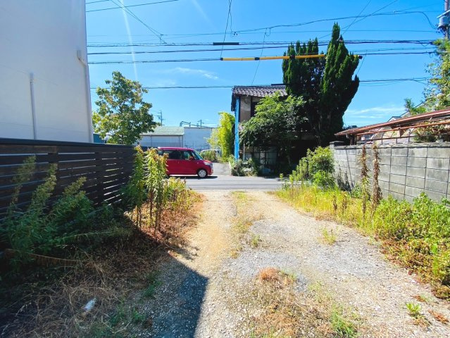 中古戸建　大垣市美和町　昭和40年築の庭|現地(2024年8月17日)撮影