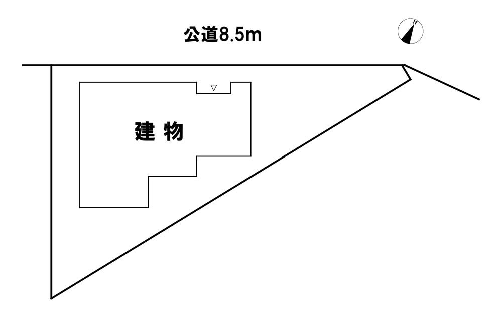 野洲市栄　中古戸建の区画図