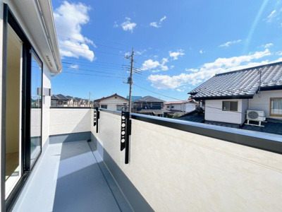 【バルコニー】 | 高崎市江木町　新築住宅