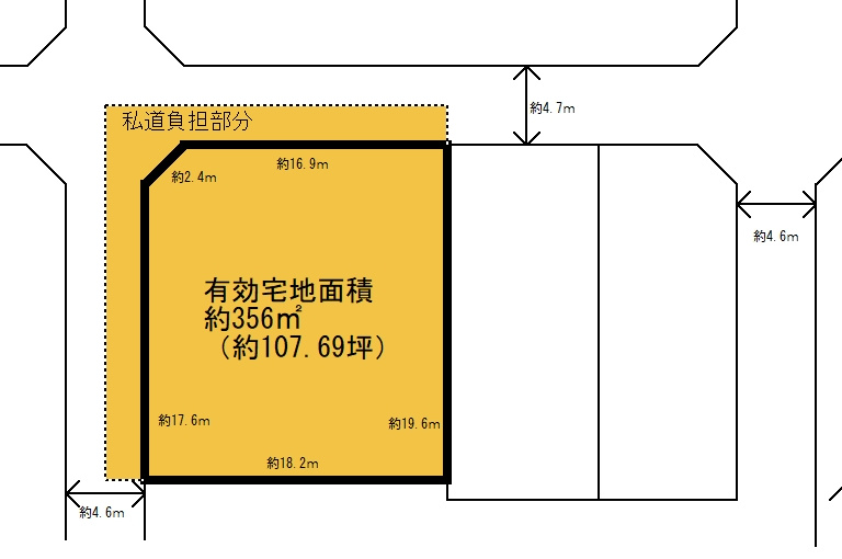 大津市和邇北浜1065-11　売土地の土地図