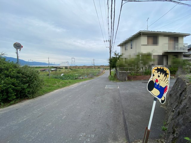 大津市和邇北浜658-18　売土地の前面道路含む現地写真