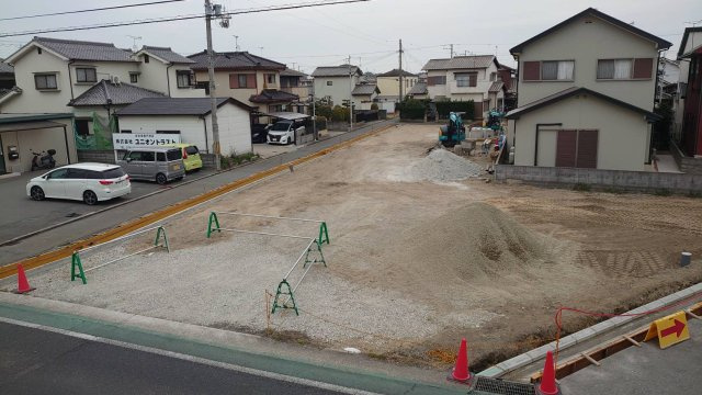 尾上町長田土地の外観|手前A号地　事業用にも適します