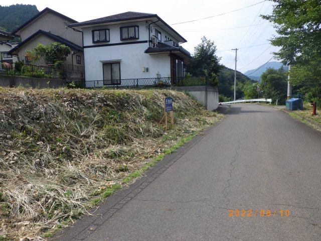 大塚台売土地の前面道路含む現地写真