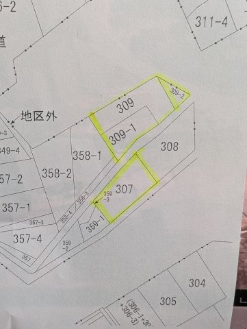彦根市野田山町中古戸建の地図