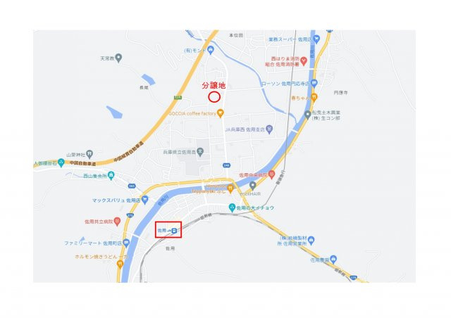 佐用町長尾293-4の地図