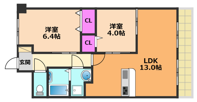 【間取り】 | フェアパレスST