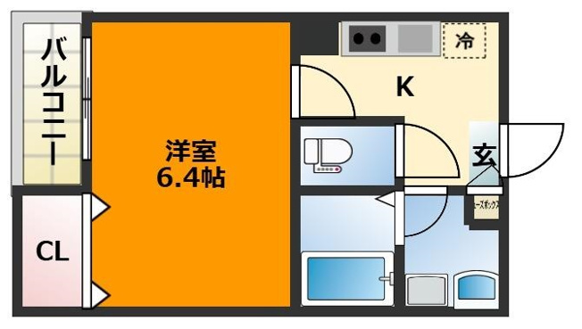 【間取り】 | アバンティオ近鉄長瀬