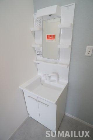 合志市豊岡の賃貸マンションの独立洗面台