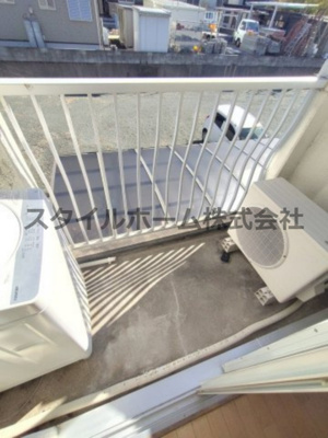 【バルコニー】 | メッカ天伯 | 別部屋写真です。