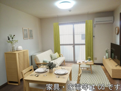 【居間・リビング】 | エルフタウン吉久　Ｎ