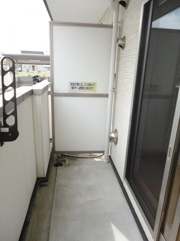 トラッド美里Ａのバルコニー