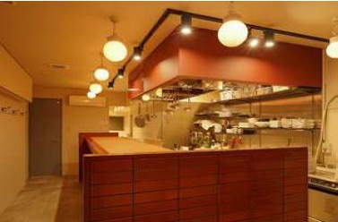 天六レンガ通り店舗の内装