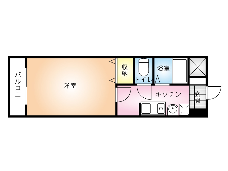 ラフィーネⅢの間取り