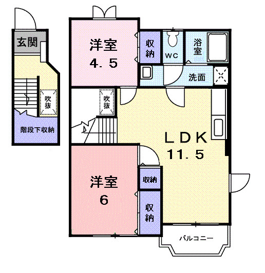 マリンガの間取り