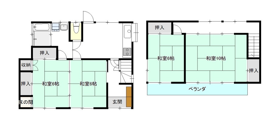 【中古戸建】安中市原市の間取り|■間取り