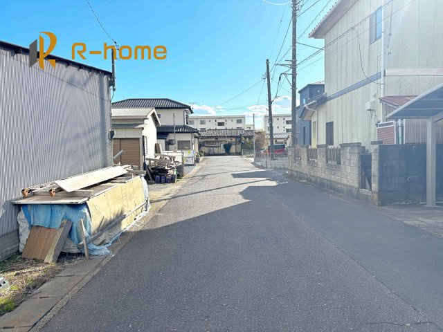 ひたちなか市田宮原第2　新築戸建て　1号棟の前面道路含む現地写真|『今から見たい！』大歓迎です♪
お気軽にＲ－ｈomeまでお問い合わせください。