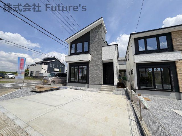 流山市加5丁目　新築戸建　全2棟　1号棟の駐車場|カースペース並列2台可能