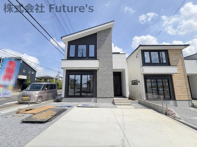 流山市加5丁目　新築戸建　全2棟　1号棟の外観|2025年5月完成の新築分譲住宅・敷地面積43.72坪