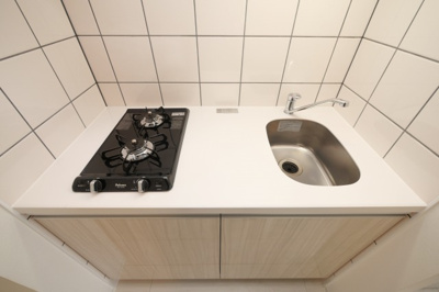 【キッチン】 | リヴェント福島野田 | コンパクトなキッチンで掃除もラクラク