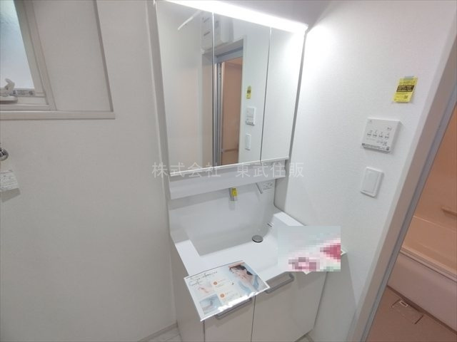 【独立洗面台】 | 狭山市狭山　全4棟　2号棟 | 独立洗面台、朝の身支度には欠かせません