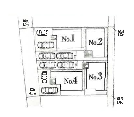 【区画図】 | 狭山市狭山　全4棟　2号棟 | 2号棟