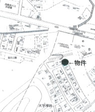 日の出町平井　売地の地図