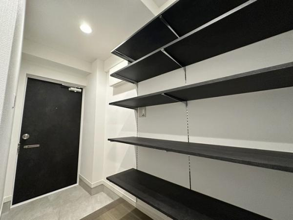 福岡市博多区祇園町の中古マンション|「玄関」落ち着いた色合いの玄… 