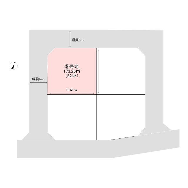 建築条件付き土地　長野市大字安茂里