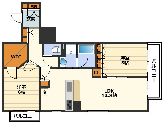 JP noie 同心の間取り