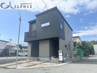 【外観】 | 神戸市西区池上4丁目　新築戸建 | 令和７年６月完成済♪
南東角地の為、陽当たり通風良好♪