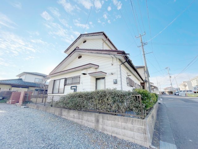 郡山市片平町新蟻塚　庭付き中古戸建　小山田小・第六中の前面道路含む現地写真