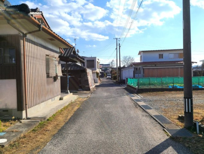 【前面道路含む現地写真】 | 下田布施新町土地