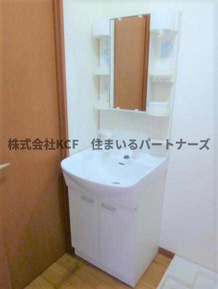 アルファルファA棟の洗面所|洗面所です