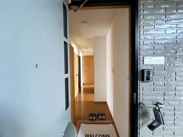 ディアコート札場 A棟の玄関